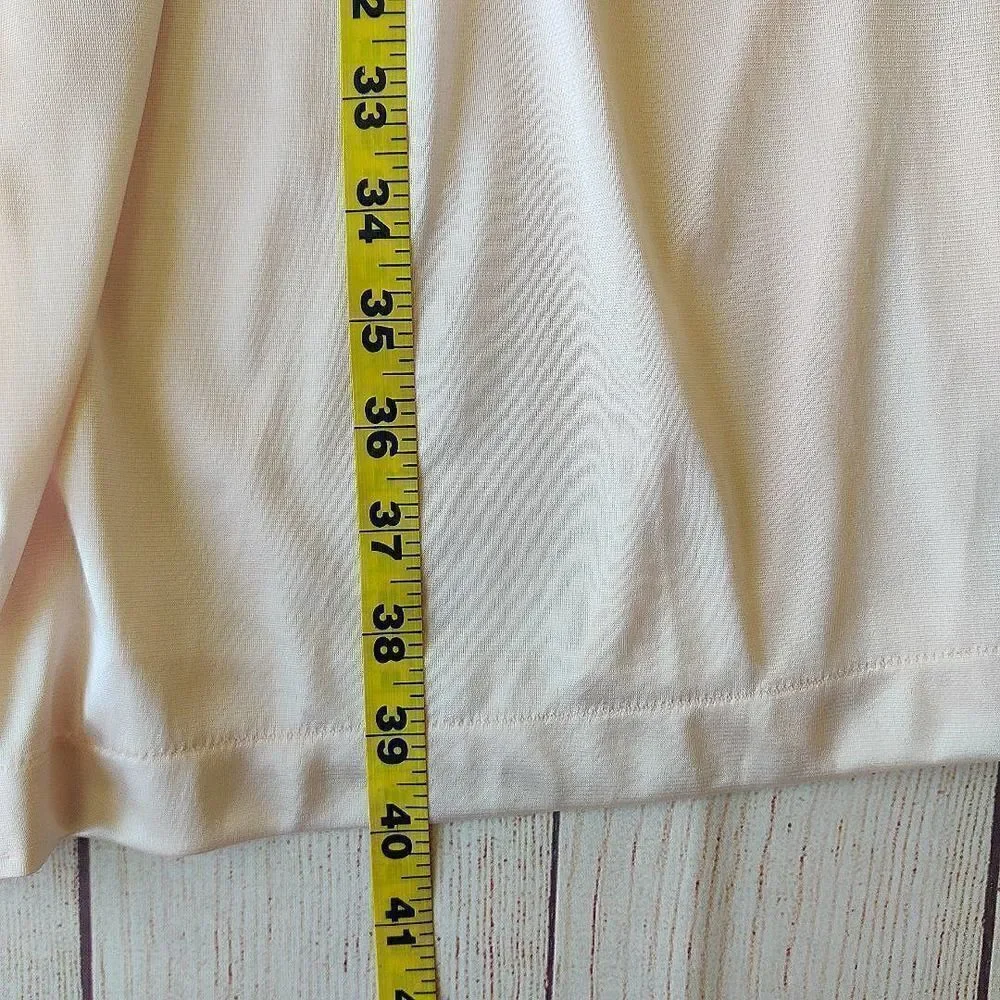 Vintage Vanity Fair short sleeve button front nightgown housecoat M